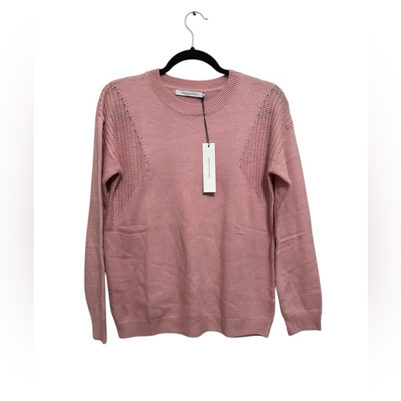 NWT Revolve Stitches & Stripes Rose Blush Pink Sweater. - Picture 3 of 7